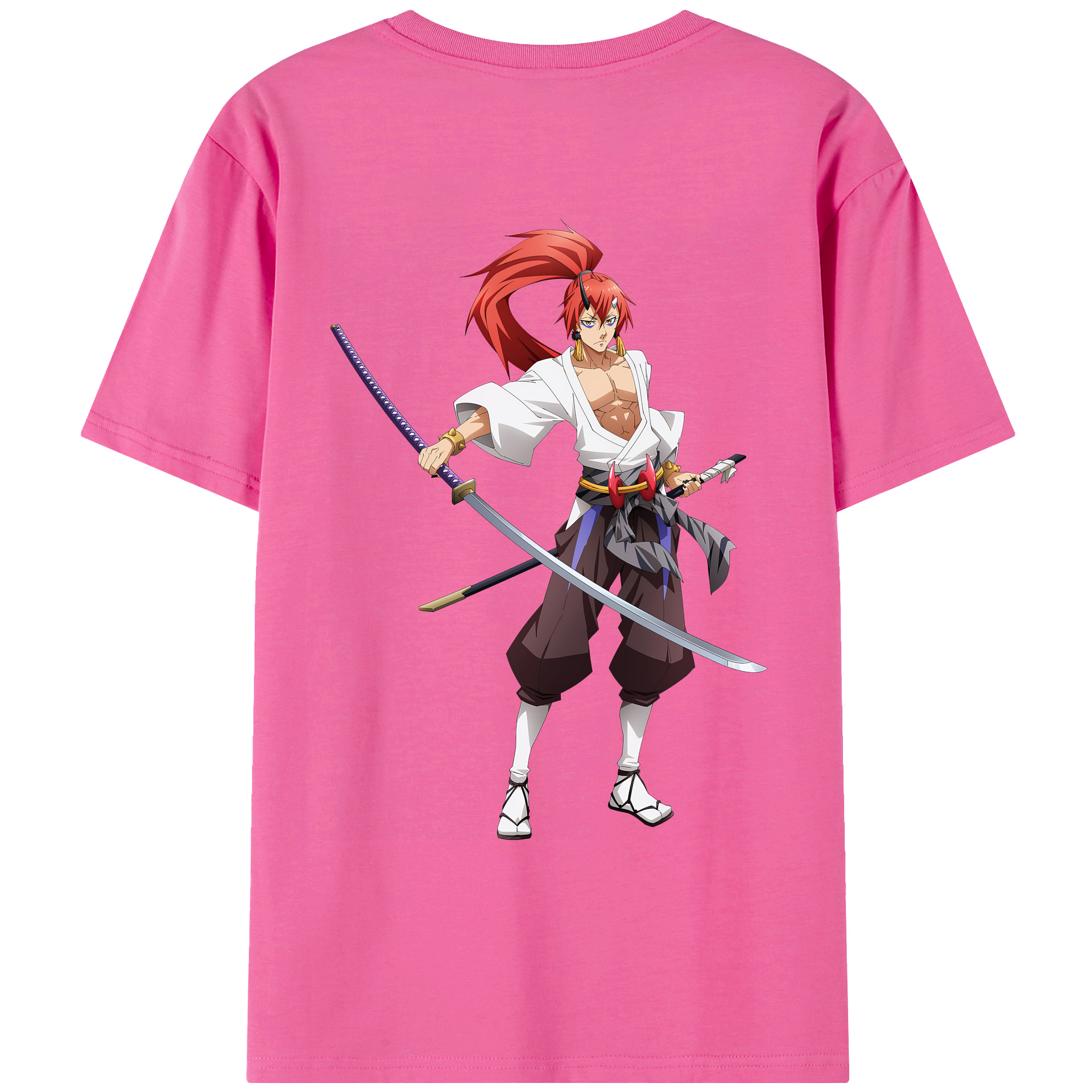（画像用） 転スラ Regarding Reincarnated to Slime レディース半袖Tシャツ(バックプリント)